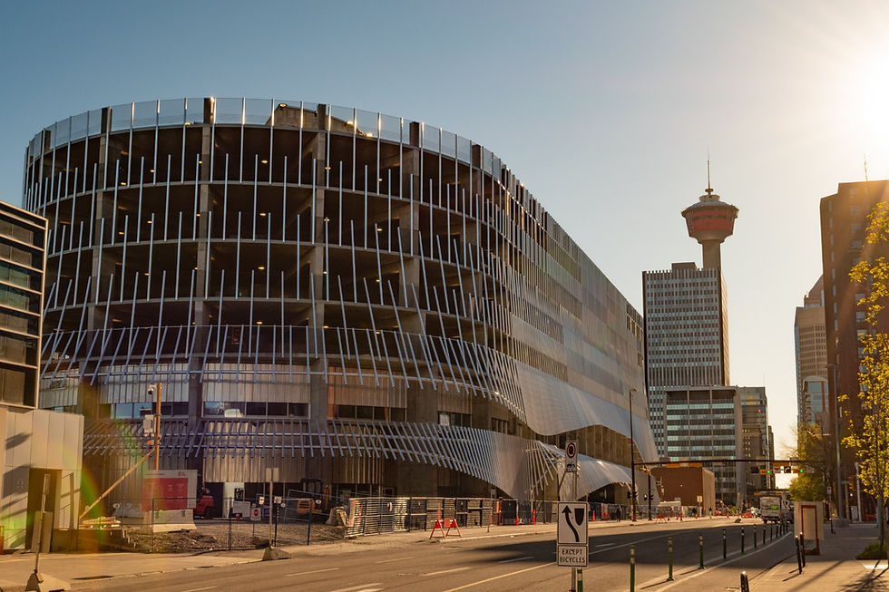 The Platform Innovation Centre & Parkade in Calgary is a 7-storey highly flexible parking and innovation space.