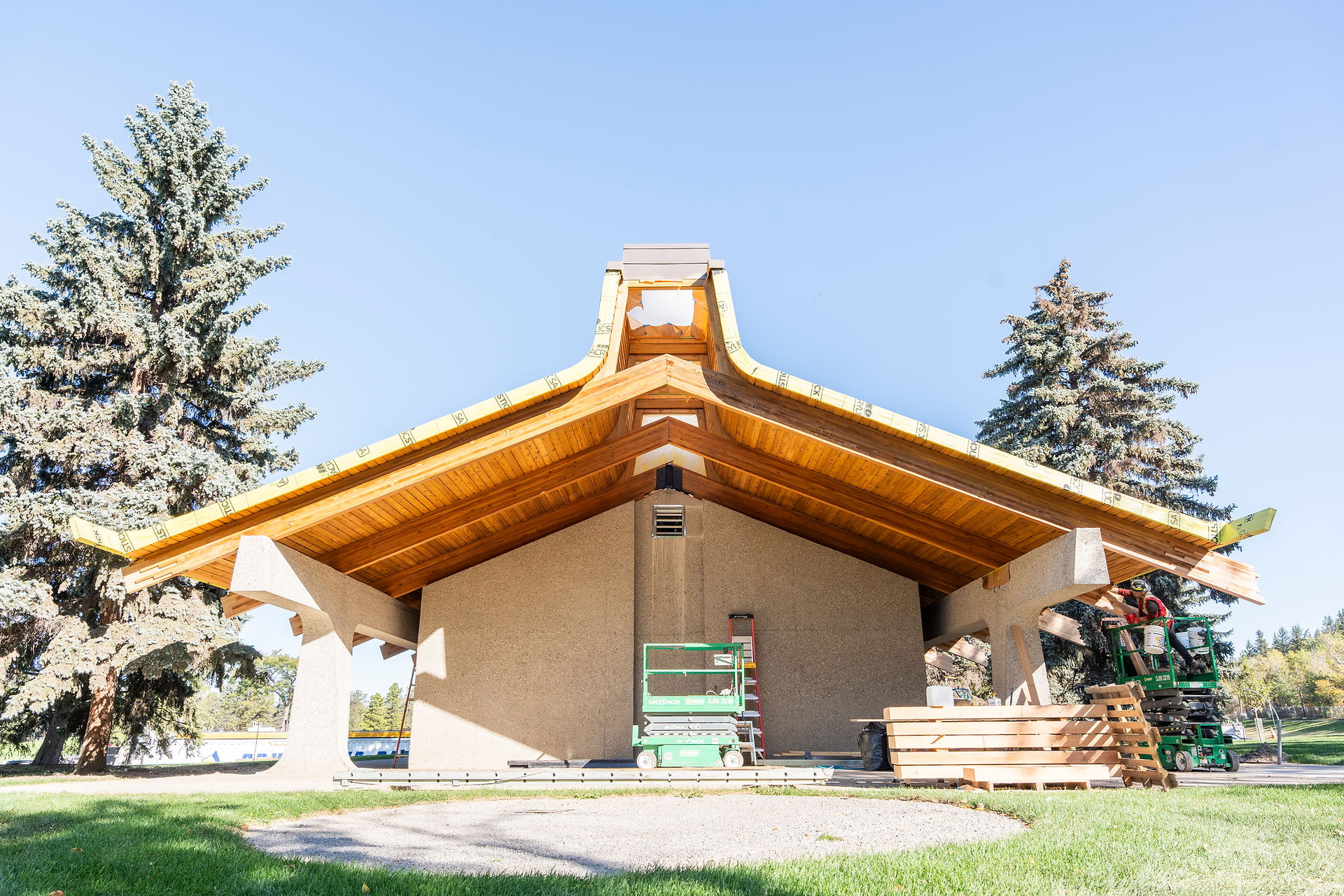 William Hawrelak Park shelter.