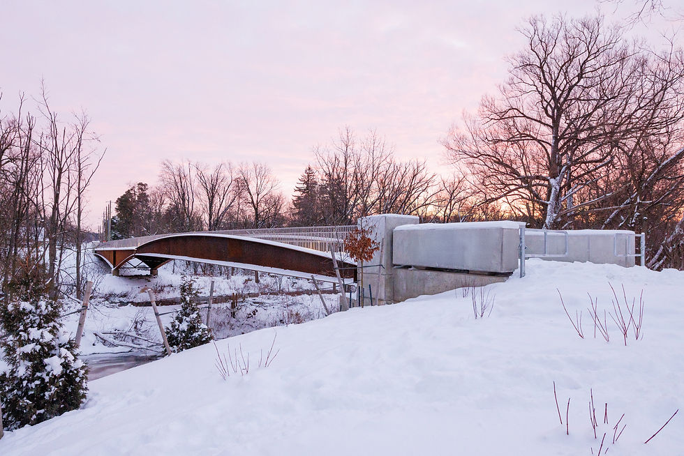 The community helped to shape the final design of the bridge. (Photo: Salina Kassam)