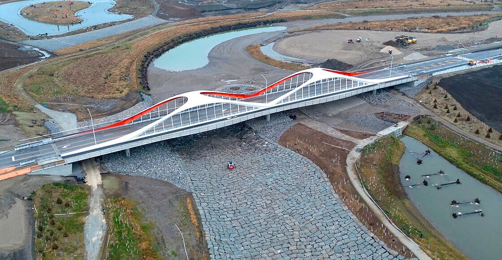 The newly opened Commissioners St. Bridge at Toronto’s Port Lands (photo credit: Jonathan Careless)