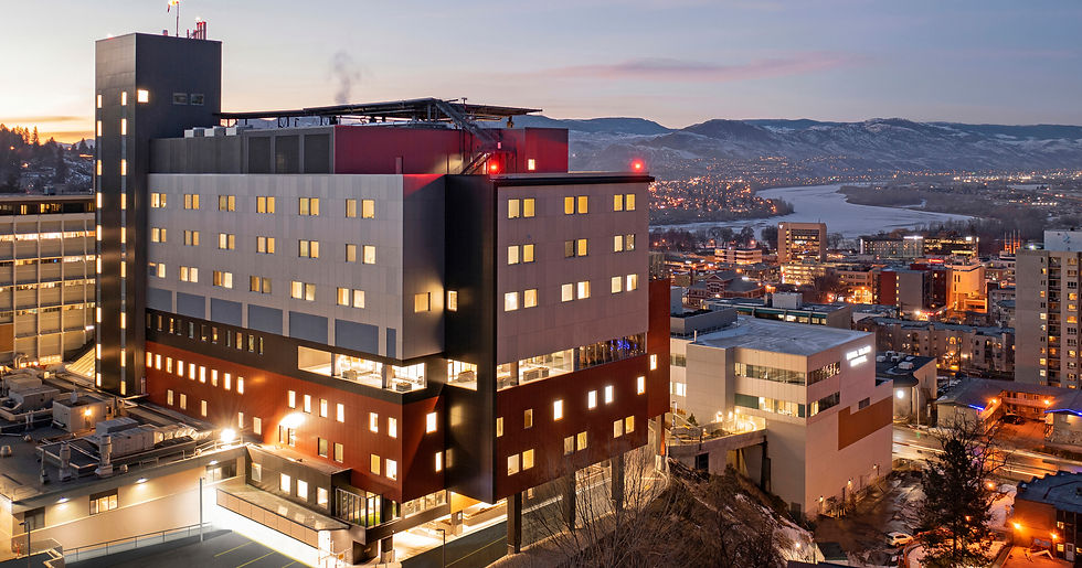 Royal Inland Hospital Patient Care Tower, Kamloops, British Columbia.