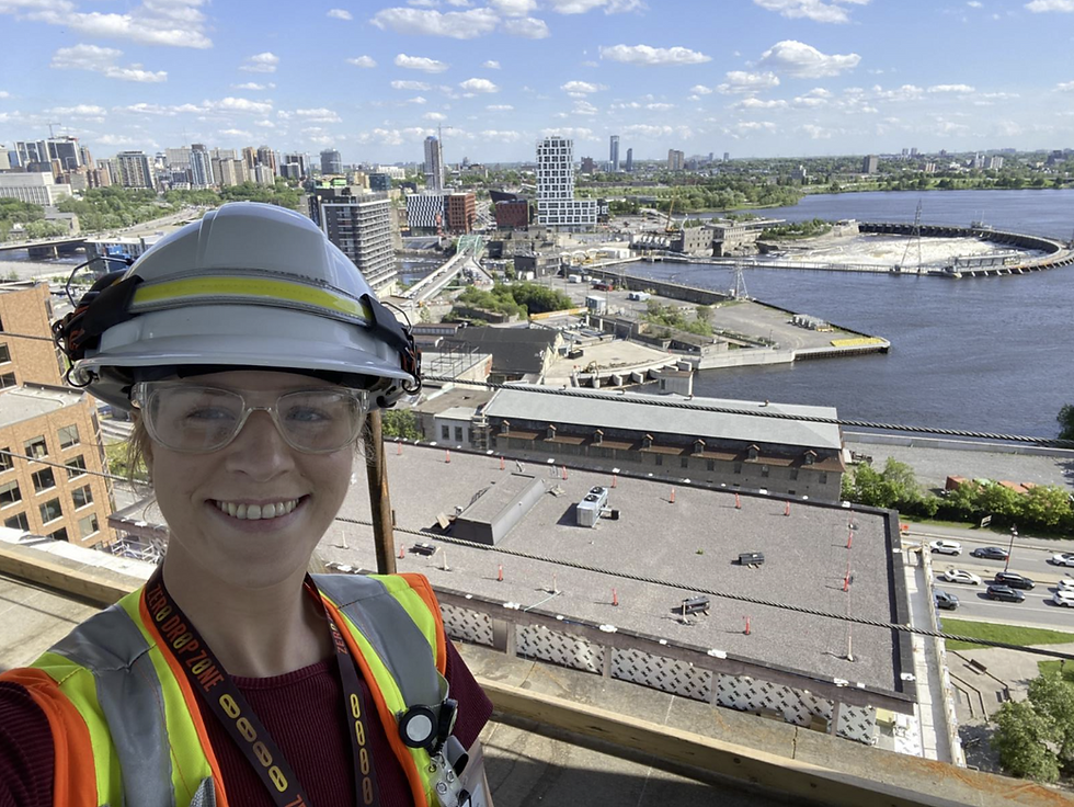 On site at Les Terrasses de la Chaudiere.
