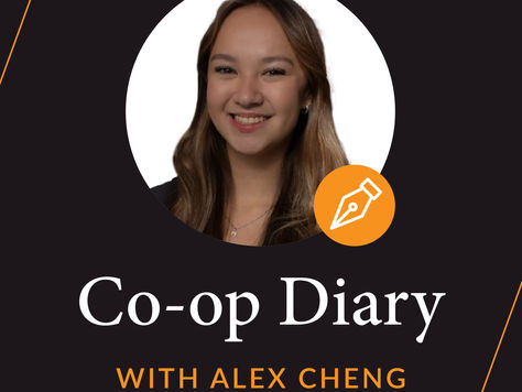 Entuitive Co-op Diaries: Alex Cheng