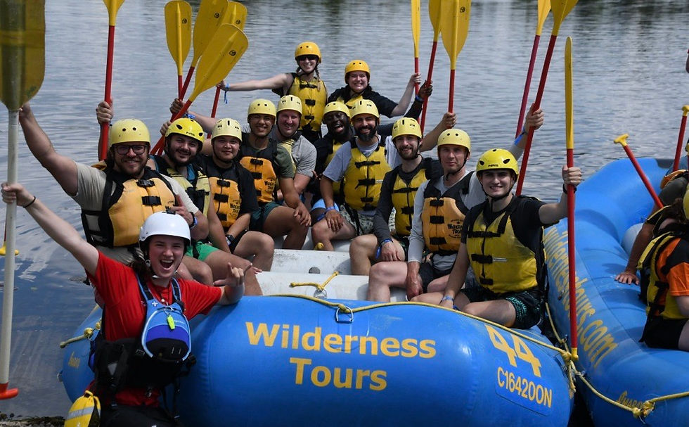 Ottawa Office Whitewater Rafting Social.