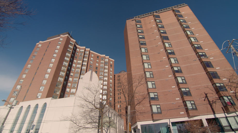 The exterior of St Hildas Seniors Community.
